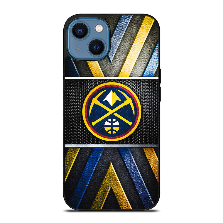 DENVER NUGGETS METAL LOGO iPhone 14 Case Cover
