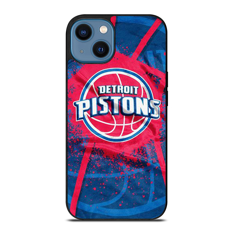 DETROIT PISTONS LOGO JERSEY iPhone 14 Case Cover