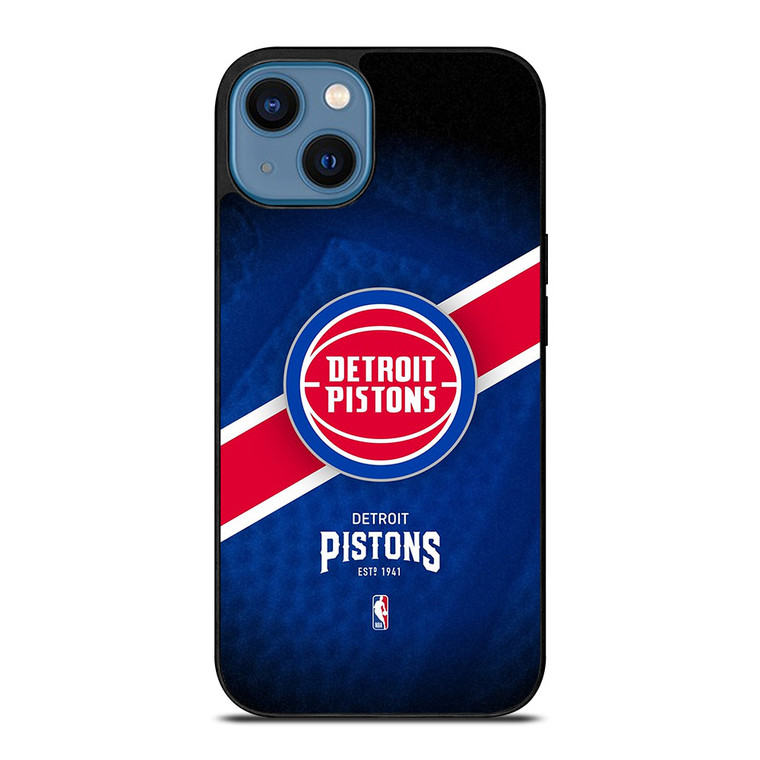 DETROIT PISTONS NBA TEAM iPhone 14 Case Cover