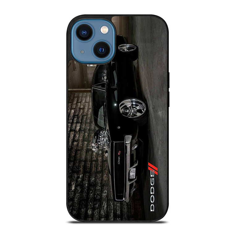 DODGE CHARGER BLACK CAR iPhone 14 Case Cover