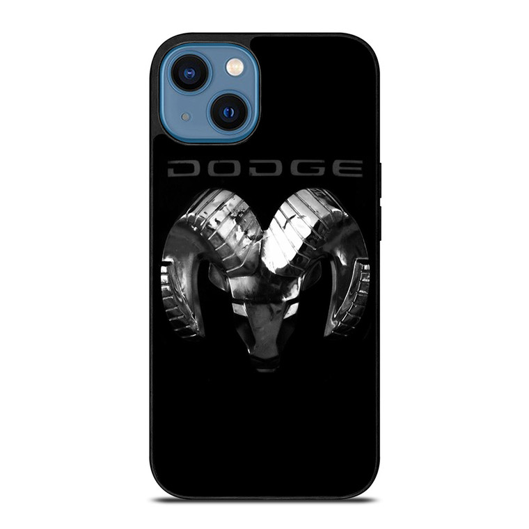 DODGE RAM BLACK LOGO iPhone 14 Case Cover