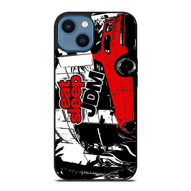 EAT SLEEP JDM ART iPhone 14 Case Cover