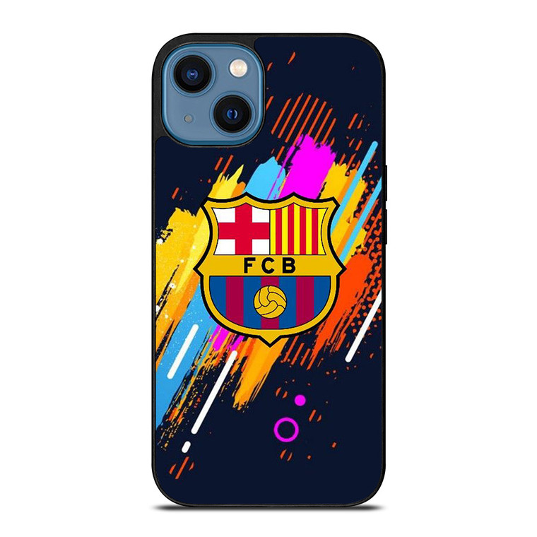 FC BARCELONA ART LOGO iPhone 14 Case Cover