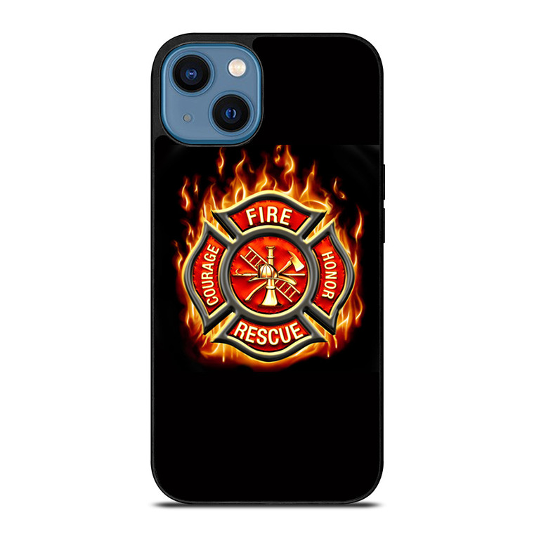 FIREFIGHTER FIREMAN LOGO iPhone 14 Case Cover
