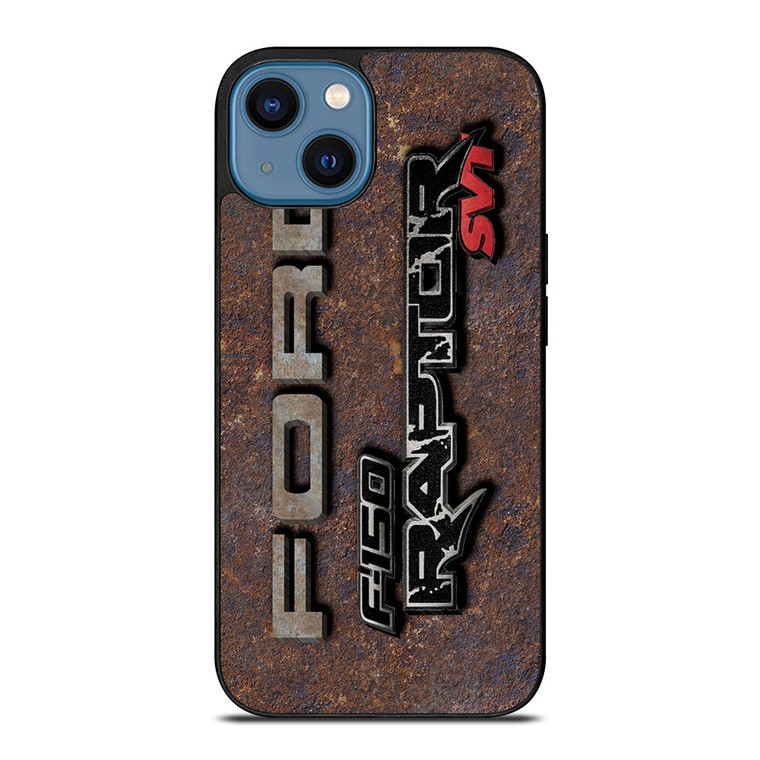 FORD RAPTOR METAL LOGO iPhone 14 Case Cover
