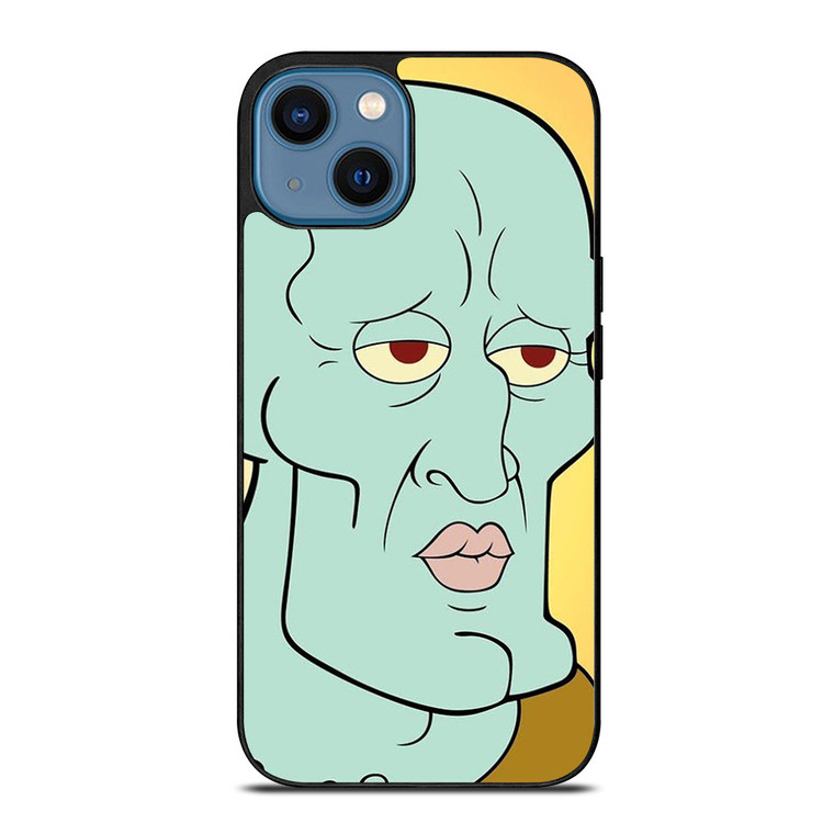 HANDSOME SQUIDWARD CARTOON iPhone 14 Case Cover