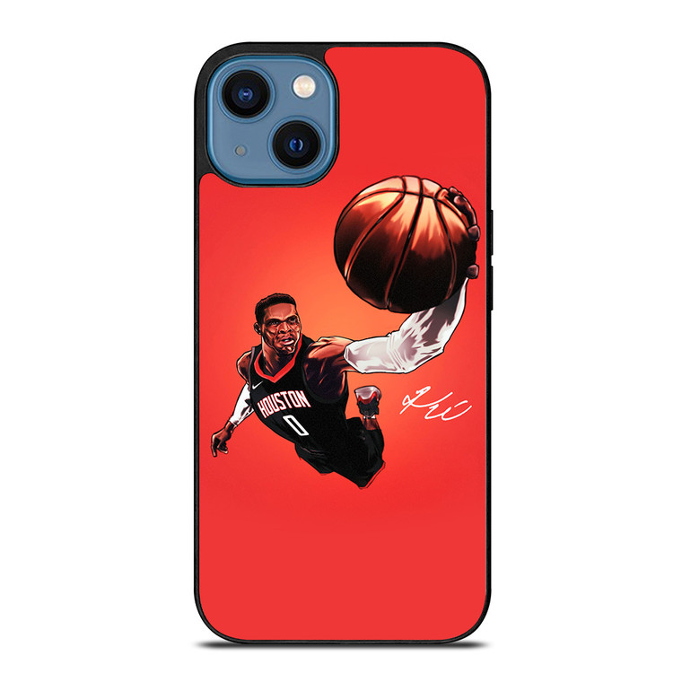 HOUSTON ROCKETS RUSSELL WESTBROOK iPhone 14 Case Cover