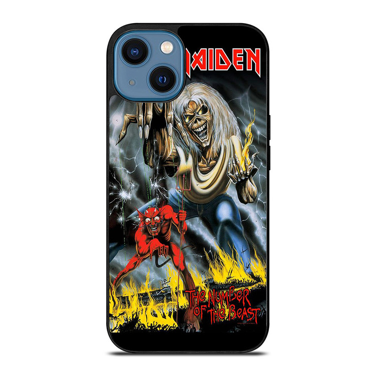 IRON MAIDEN THE NUMBER OF THE BEAST iPhone 14 Case Cover IRON MAIDEN THE NUMBER OF THE BEAST iPhone 14 Case Cover