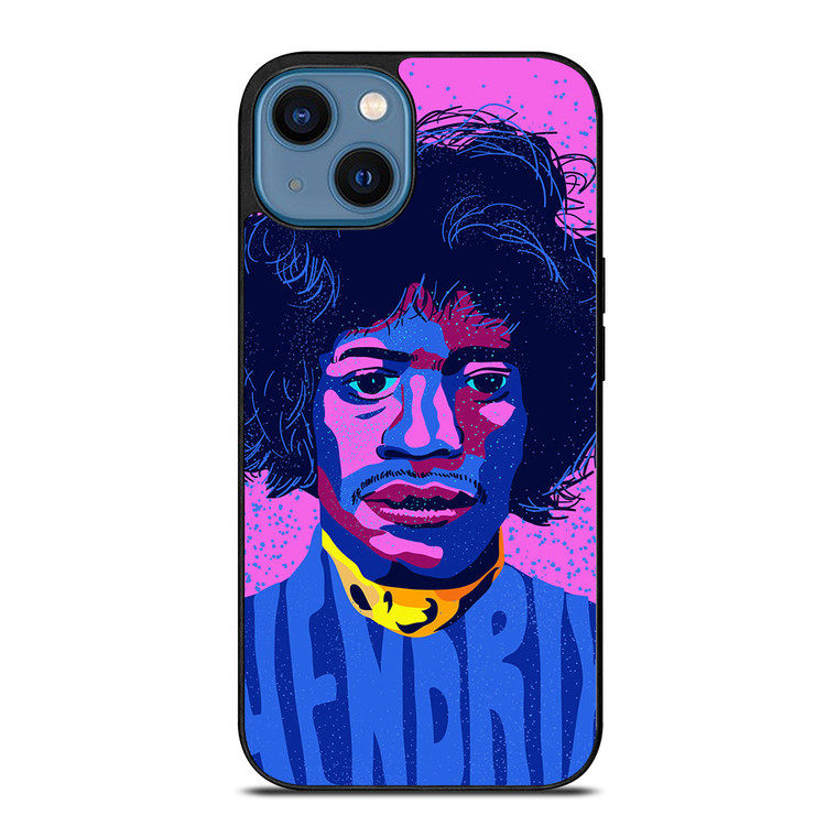 JIMI HENDRIX GUITAR LEGEND ART iPhone 14 Case Cover