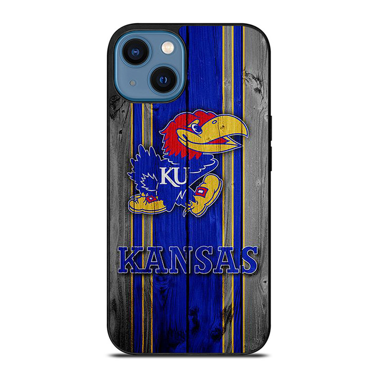 KANSAS JAYHAWKS LOGO iPhone 14 Case Cover KANSAS JAYHAWKS LOGO iPhone 14 Case Cover
