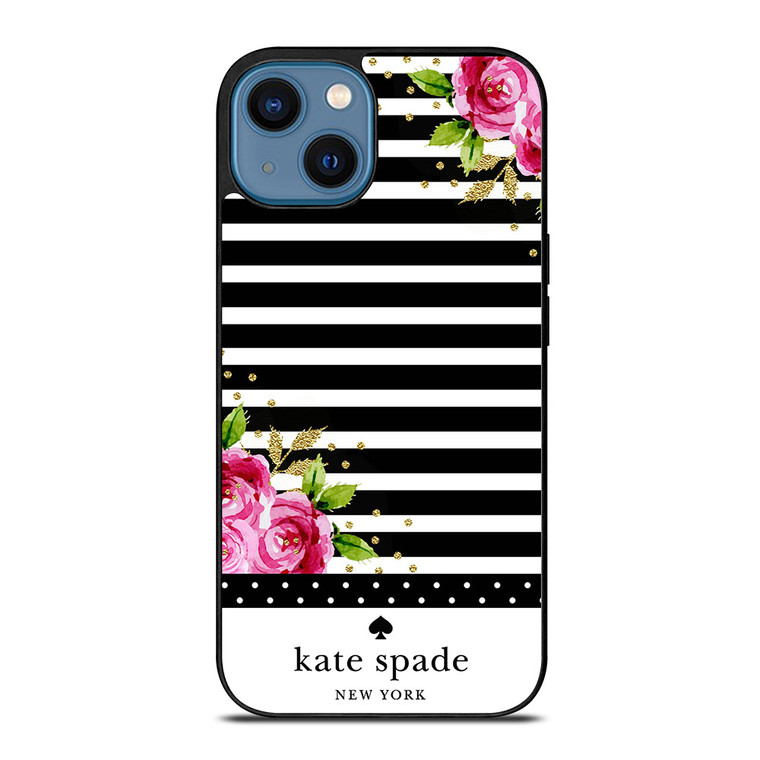 KATE SPADE FLORAL POLKADOTS iPhone 14 Case Cover KATE SPADE FLORAL POLKADOTS iPhone 14 Case Cover