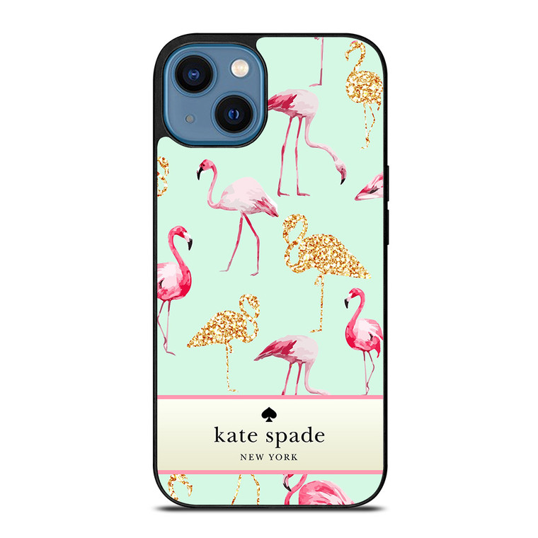 KATE SPADE NEW FLAMINGO iPhone 14 Case Cover KATE SPADE NEW FLAMINGO iPhone 14 Case Cover