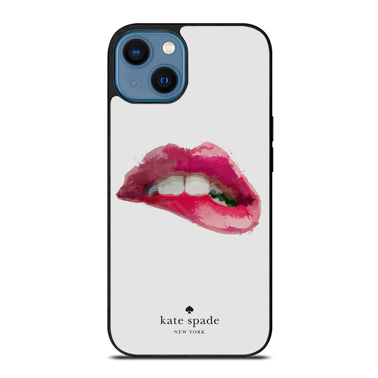 KATE SPADE RED LIPS iPhone 14 Case Cover