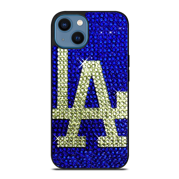 LA LOS ANGELES DODGERS DIAMOND iPhone 14 Case Cover LA LOS ANGELES DODGERS DIAMOND iPhone 14 Case Cover