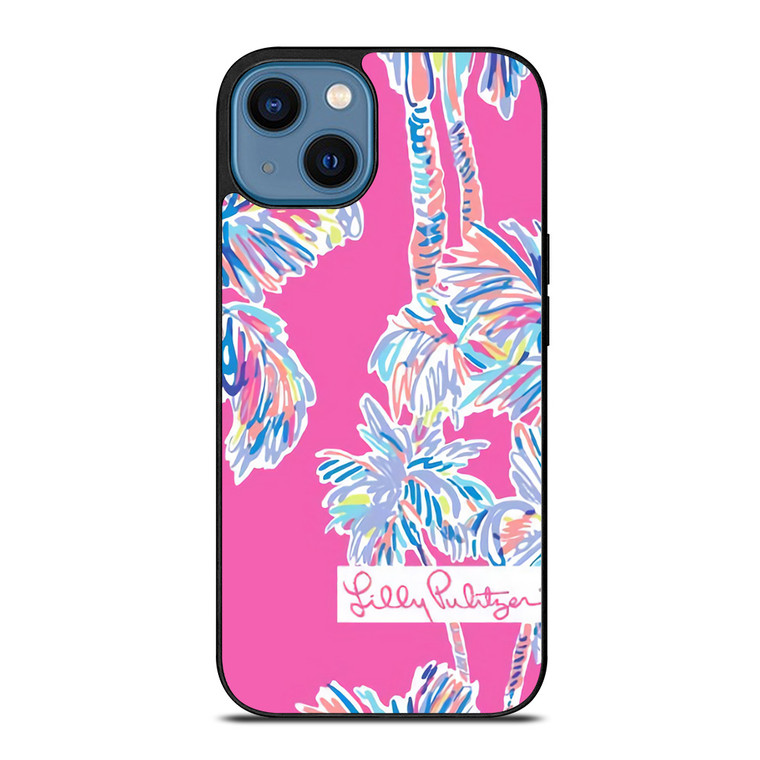 LILLY PULITZER PALM TREES iPhone 14 Case Cover