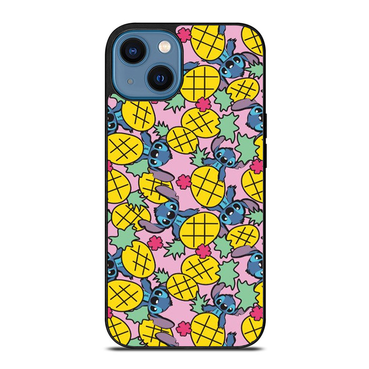 LILO AND STITCH PINEAPPLE PATTERN iPhone 14 Case Cover LILO AND STITCH PINEAPPLE PATTERN iPhone 14 Case Cover
