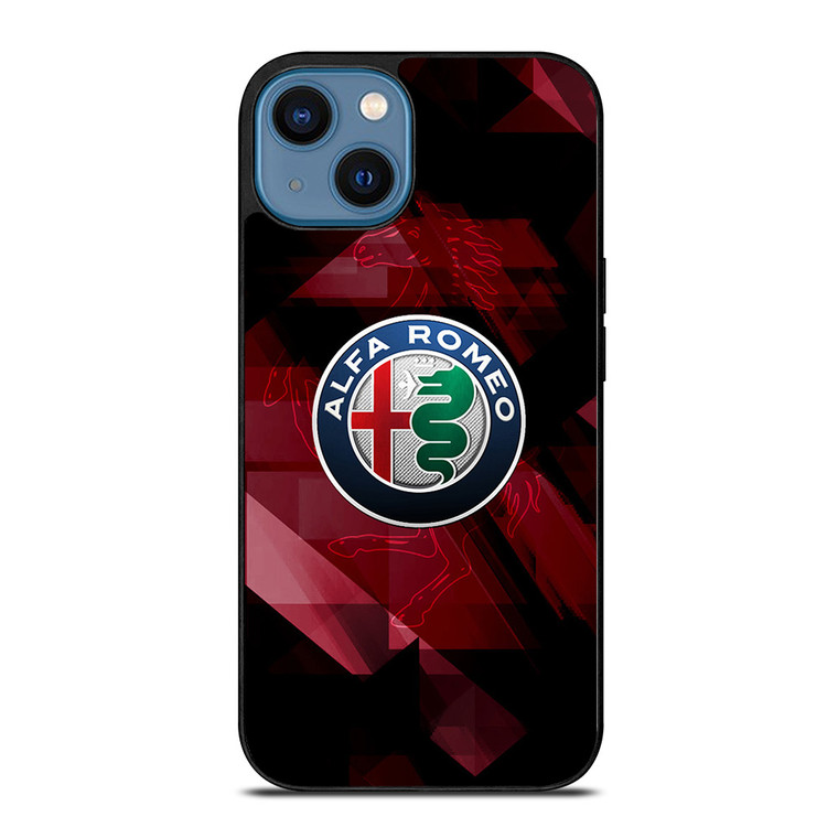 LOGO ALFA ROMEO CAR  iPhone 14 Case Cover
