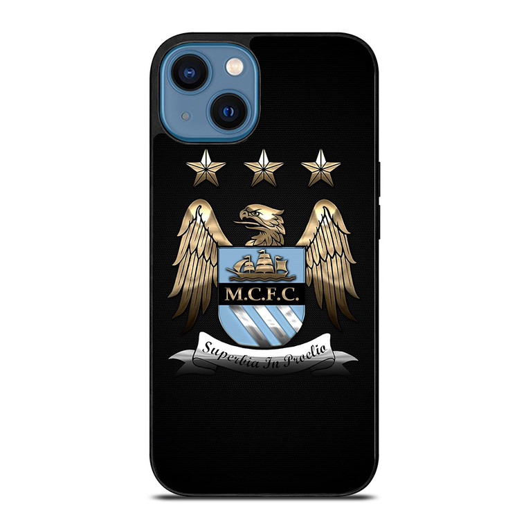 MANCHESTER CITY LOGO 2 iPhone 14 Case Cover