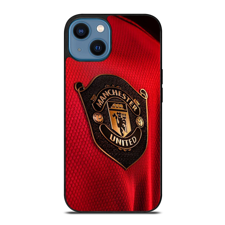 MANCHESTER UNITED NEW LOGO JERSEY iPhone 14 Case Cover
