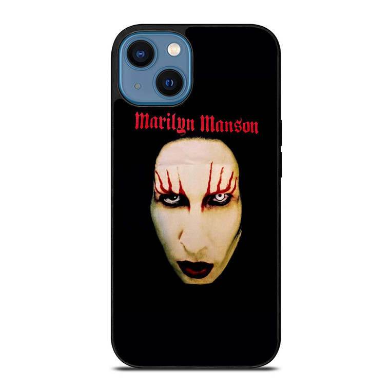 MARILYN MANSON SCARY FACE iPhone 14 Case Cover