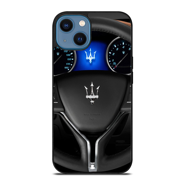 MASERATI STEERING WHEEL LOGO iPhone 14 Case Cover