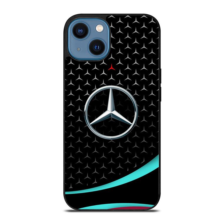 MERCEDES BENZ PATTERN LOGO iPhone 14 Case Cover