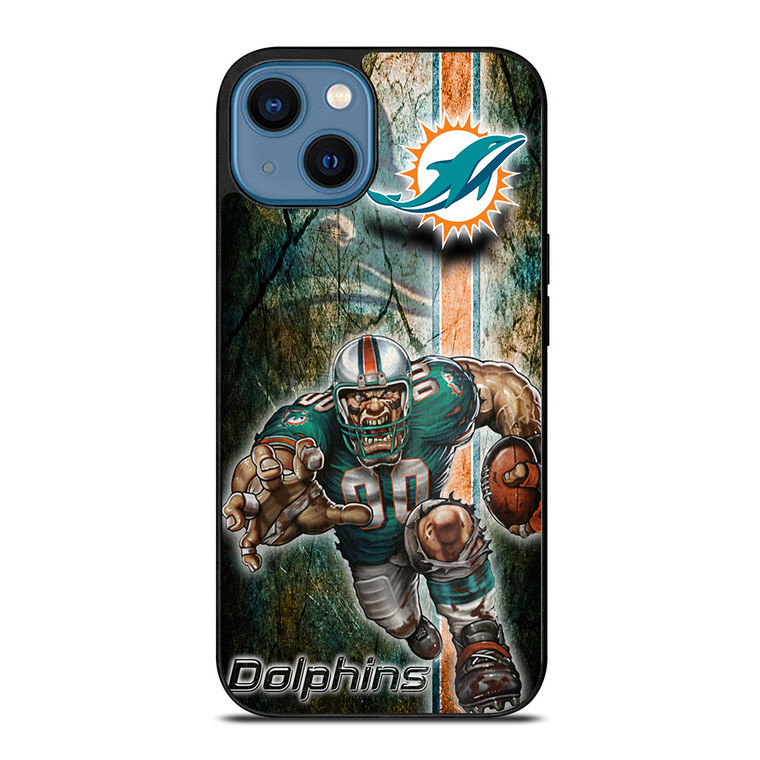 MIAMI DOLPHINS FOOTBALL iPhone 14 Case Cover