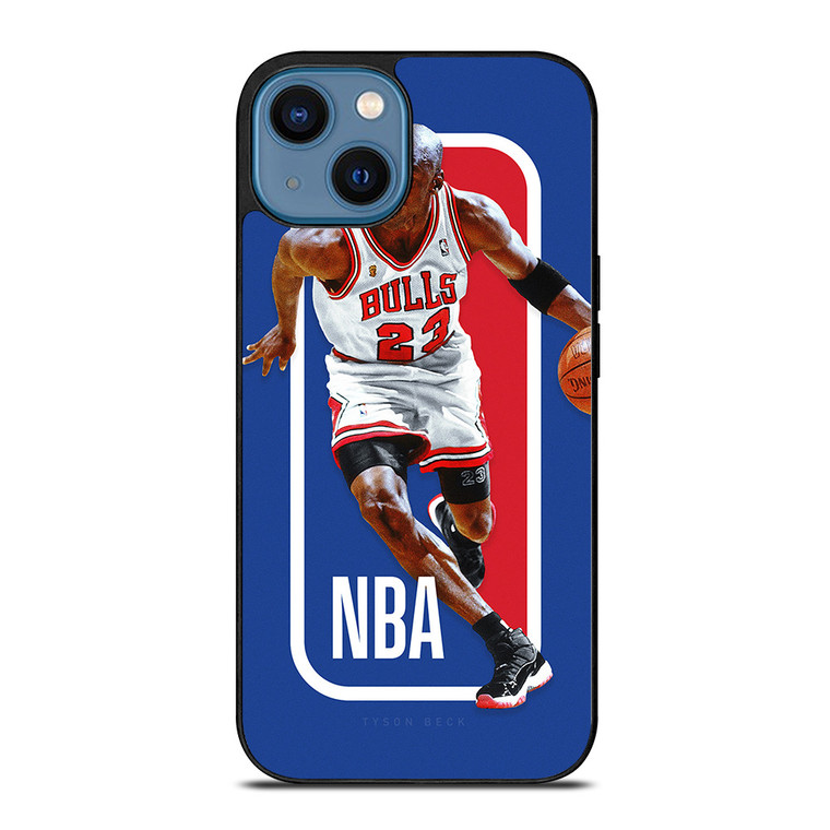 MICHAEL JORDAN NBA LOGO iPhone 14 Case Cover MICHAEL JORDAN NBA LOGO iPhone 14 Case Cover
