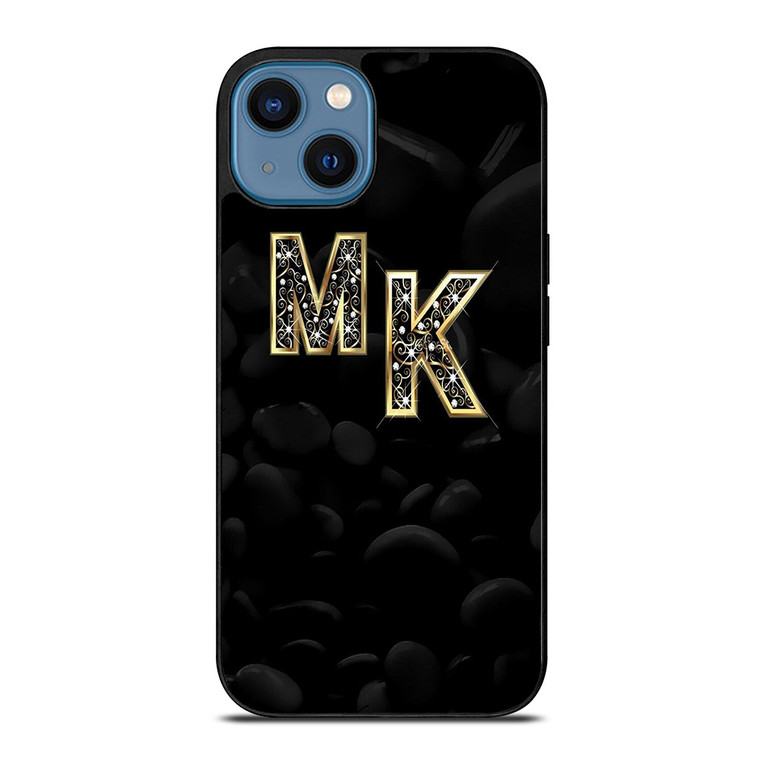 MICHAEL KORS MK GOLD LOGO iPhone 14 Case Cover