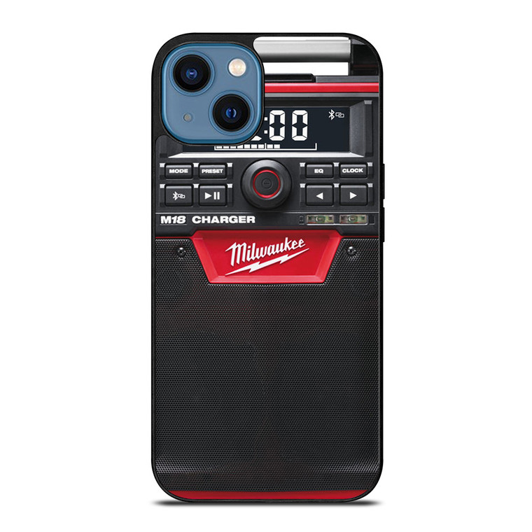 MILWAUKEE JOBSITE RADIO M18 iPhone 14 Case Cover MILWAUKEE JOBSITE RADIO M18 iPhone 14 Case Cover