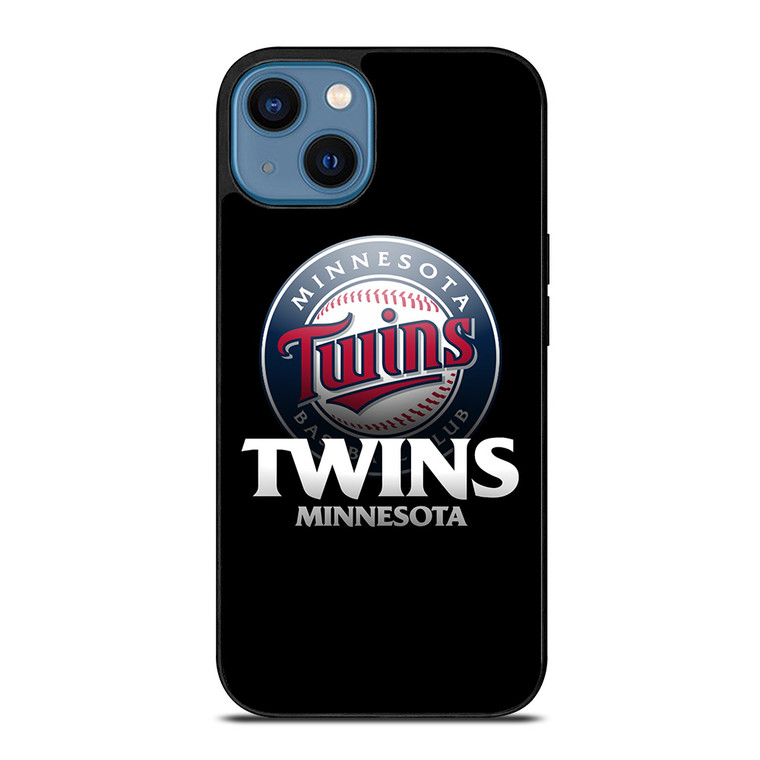 MINNESOTA TWINS BASEBALL TEAM iPhone 14 Case Cover MINNESOTA TWINS BASEBALL TEAM iPhone 14 Case Cover