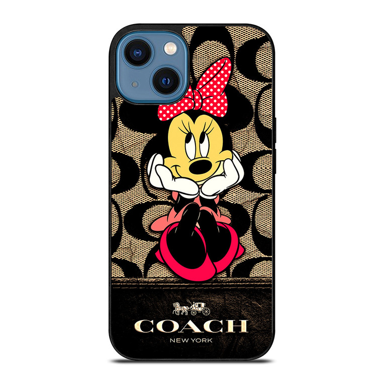 MINNIE MOUSE COACH iPhone 14 Case Cover