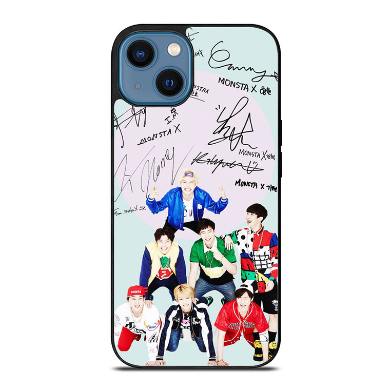MONSTA X K POP SIGNATURE iPhone 14 Case Cover