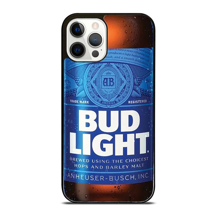 BUD LIGHT BEER BOTTLE iPhone 12 Pro Case Cover