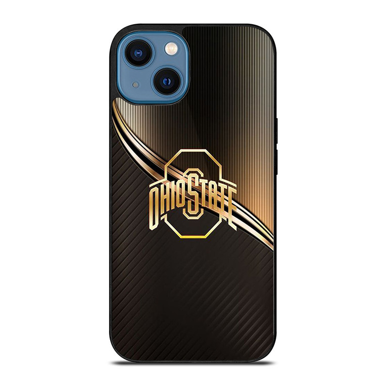 OHIO STATE FOOTBALL GOLD LOGO iPhone 14 Case Cover