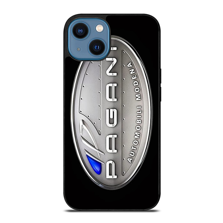 PAGANI AUTOMOBILI METAL LOGO iPhone 14 Case Cover