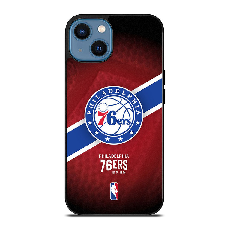 PHILADELPHIA 76ERS NBA TEAM LOGO iPhone 14 Case Cover