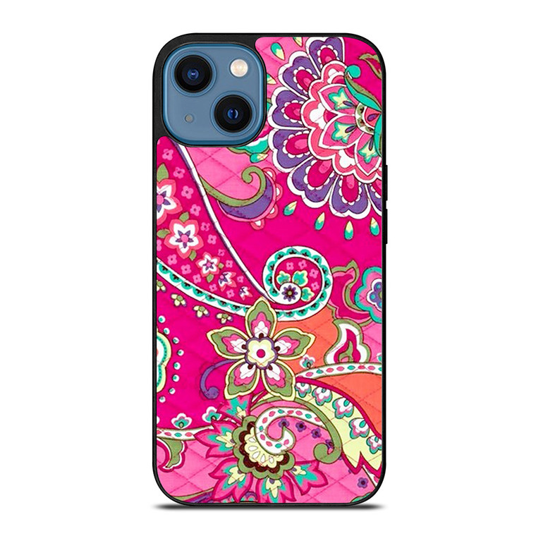 PINK SWIRLS VERA BRADLEY iPhone 14 Case Cover