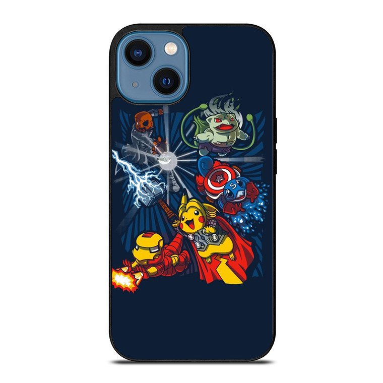 POKEMON AVENGERS CUTE iPhone 14 Case Cover