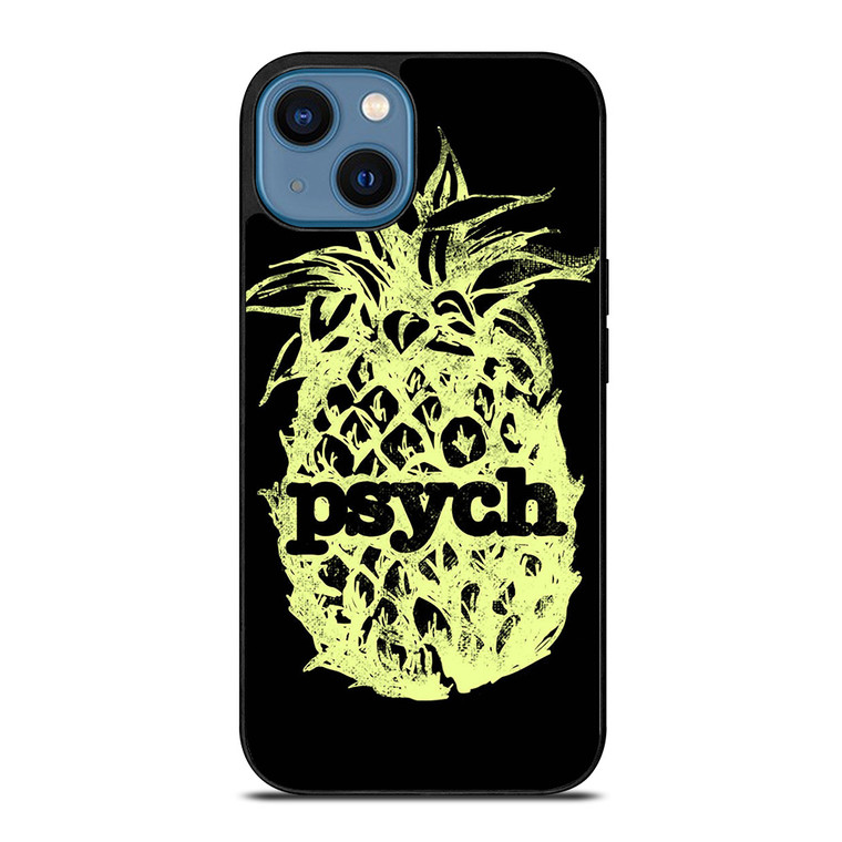 PSYCH PINEAPPLE VINTAGE iPhone 14 Case Cover