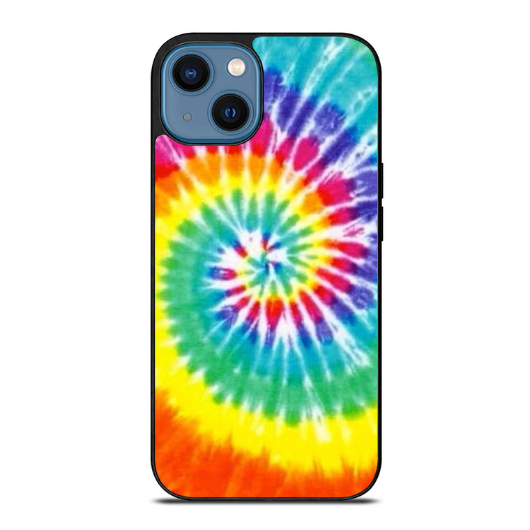 RAINBOW TIE DYE PATTERN iPhone 14 Case Cover
