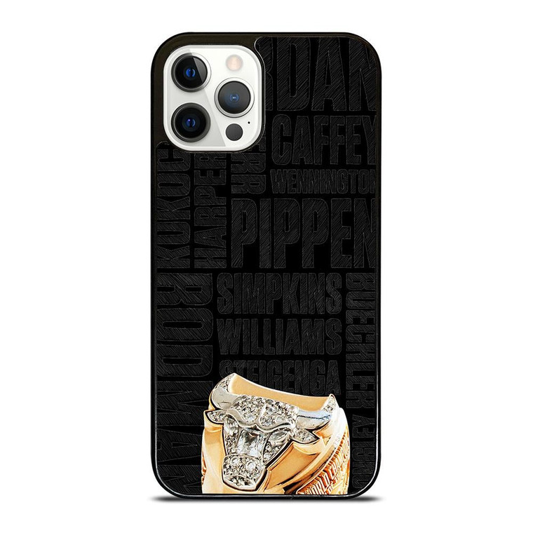 CHICAGO BULLS RING AND NAME iPhone 12 Pro Case Cover
