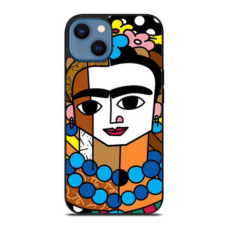 ROMERO BRITTO FRIDA KAHLO iPhone 14 Case Cover