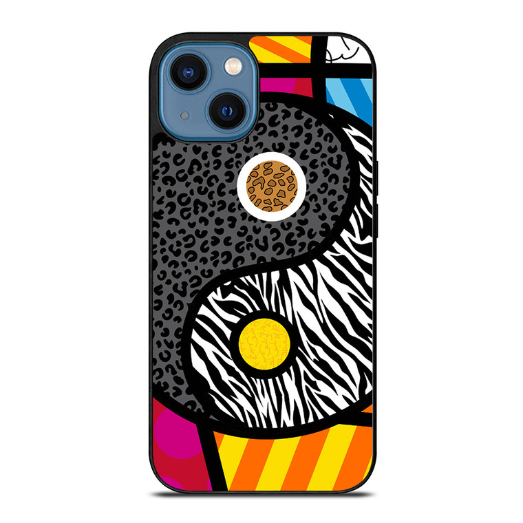 ROMERO BRITTO YIN YANG iPhone 14 Case Cover