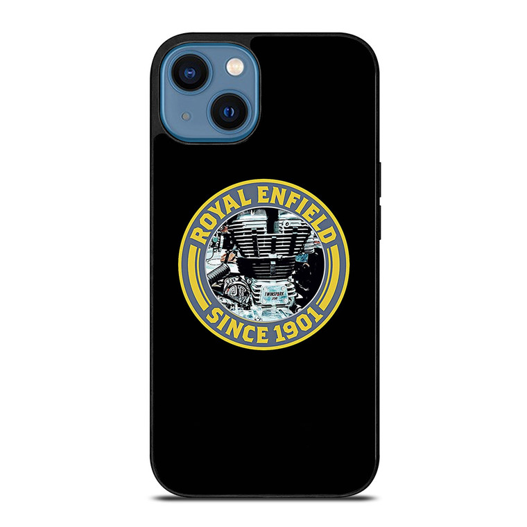 ROYAL ENFIELD ENGINE BADGE iPhone 14 Case Cover