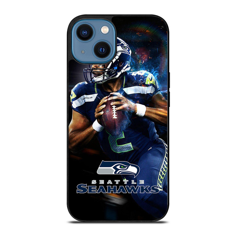RUSSELL WILSON SEATTLE SEAHAWKS NFL iPhone 14 Case Cover