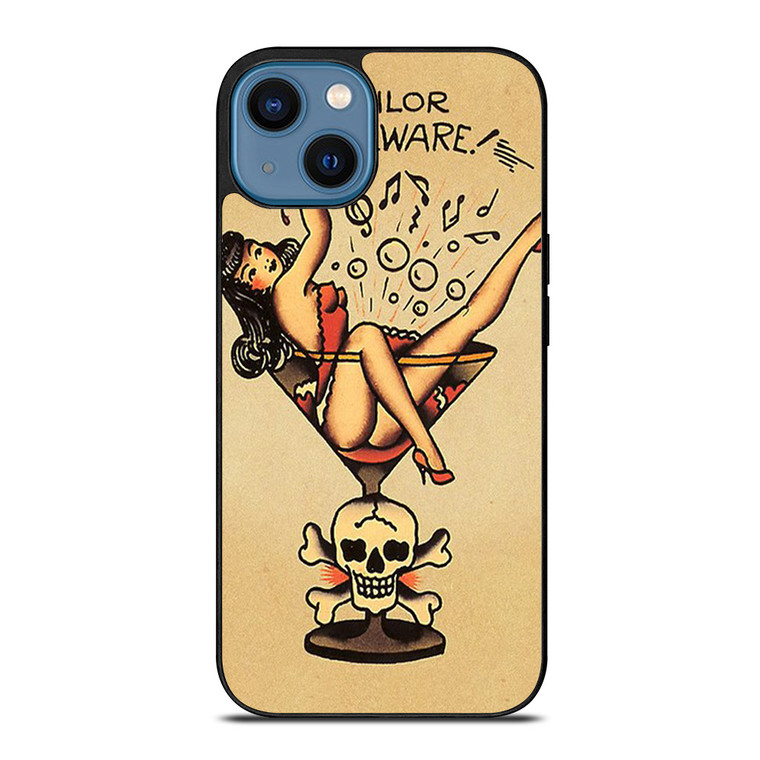 SAILOR JERRY S TATTOO iPhone 14 Case Cover
