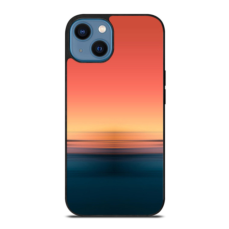 SEA SUNSET GRADIENT iPhone 14 Case Cover