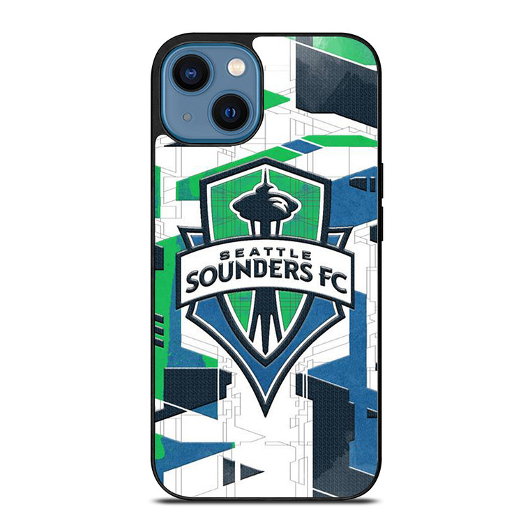 SEATTLE SOUNDERS FC LOGO iPhone 14 Case Cover