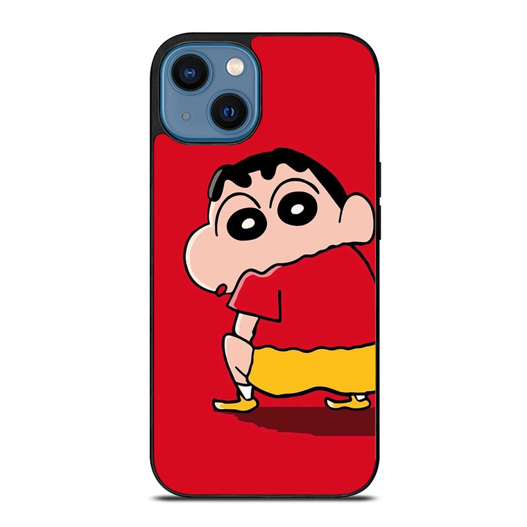 SHIN CHAN RED MINIMALIST iPhone 14 Case Cover